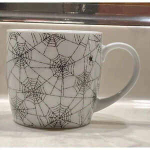 Now Designs  Halloween Black Spider Web Design Mug